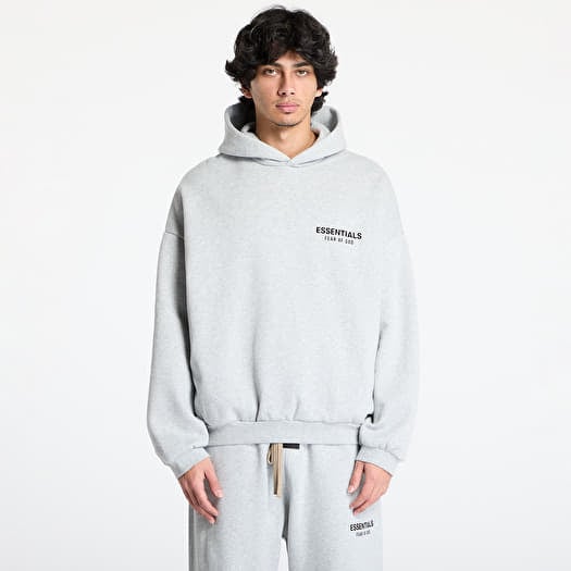 Mikina Fear Of God ESSENTIALS Fleece Hoodie Light Heather Gray