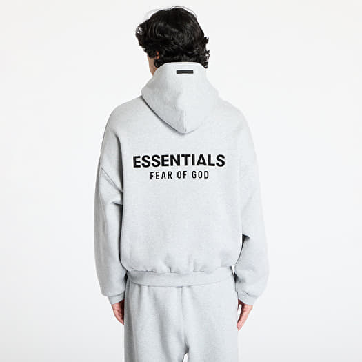 Bluzy Fear Of God ESSENTIALS Fleece Hoodie Light Heather