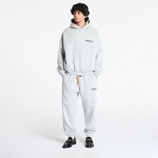 Bluzy Fear Of God ESSENTIALS Fleece Hoodie Light Heather