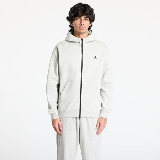 Jordan Sport Hoop Fleece Men's Dri-FIT Full-Zip Hoodie Grey Heather/ Black