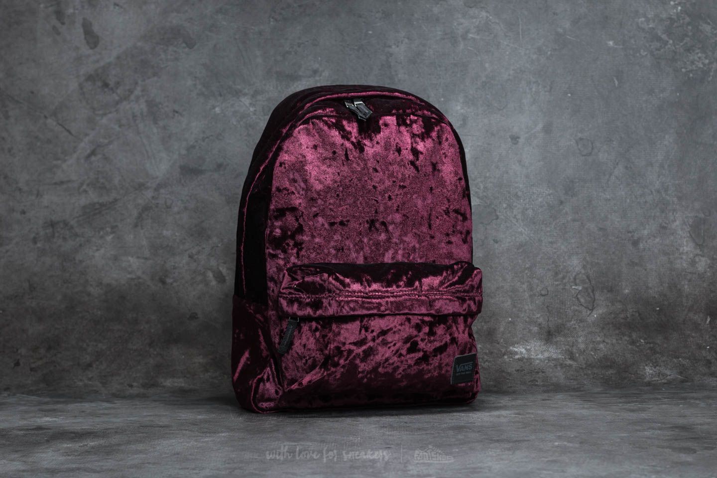 Burgundy vans bag online