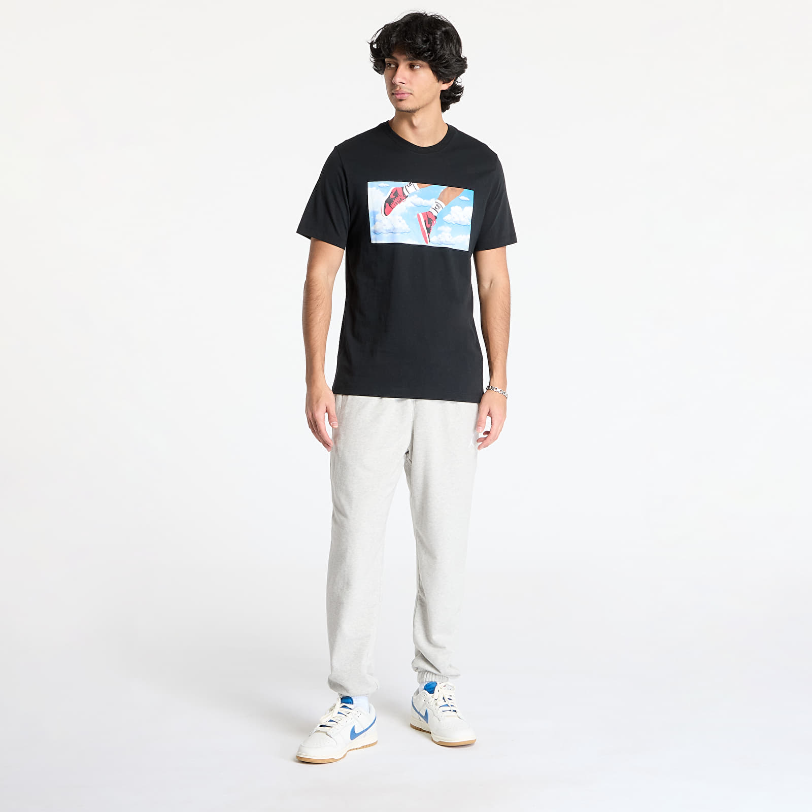 T-särgid Jordan Flight Essentials Men's T-Shirt Black/ White