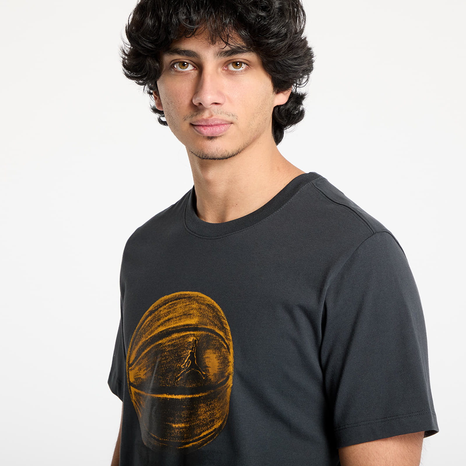 T-Shirts Jordan Men's T-Shirt Off Noir/ Smoke Grey