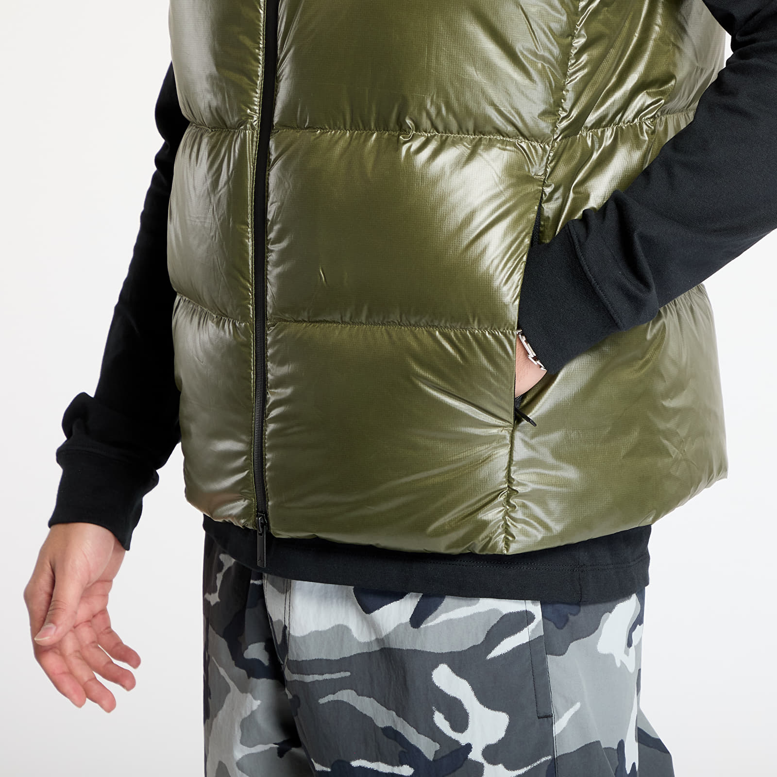 Liemenės Jordan Flight Men's Down Vest Medium Olive/ Black