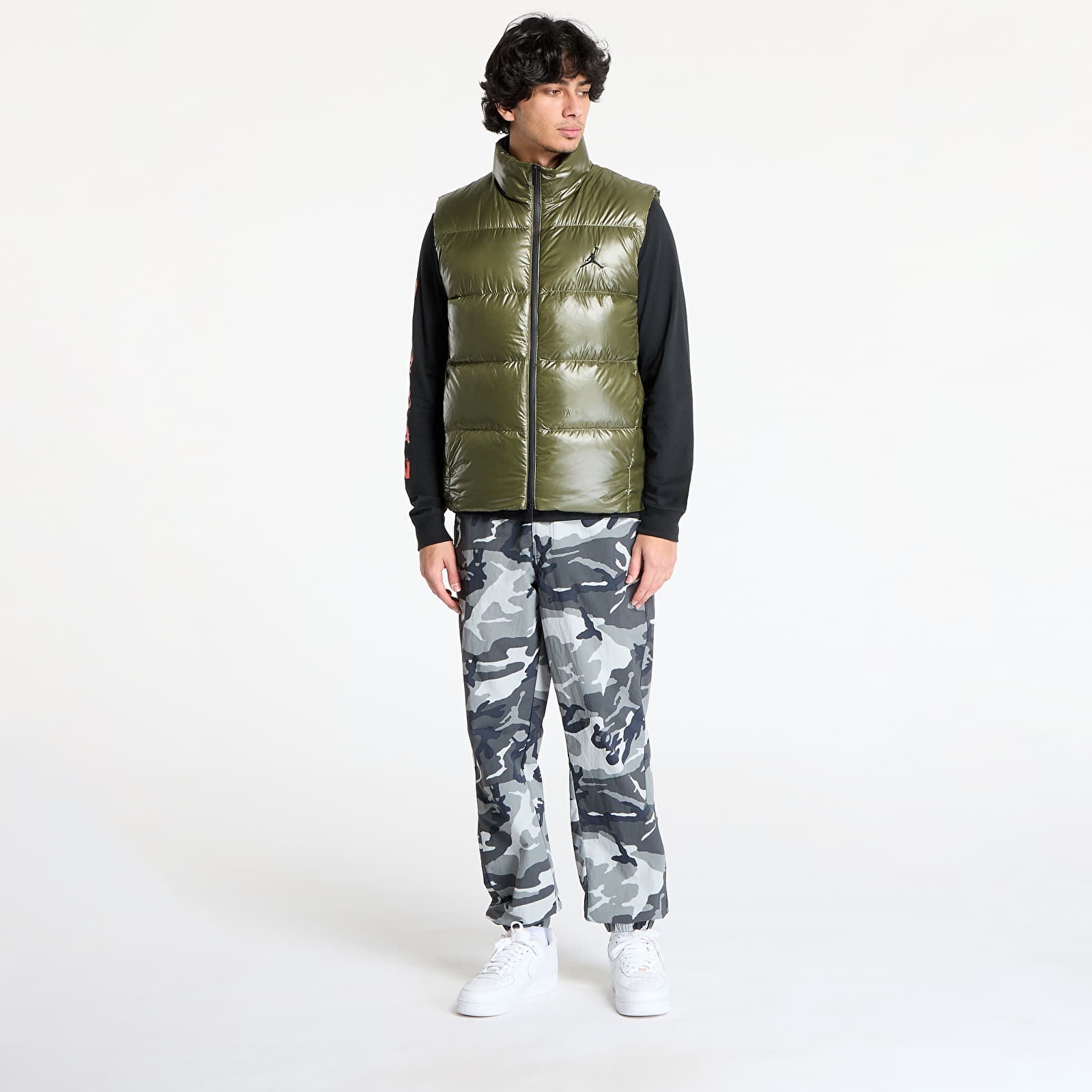 Liemenės Jordan Flight Men's Down Vest Medium Olive/ Black