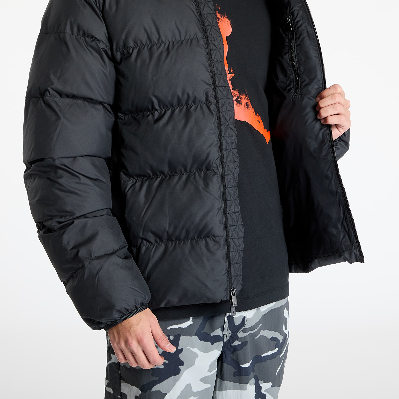 Puchówki Jordan Brooklyn Men's Puffer Jacket Black