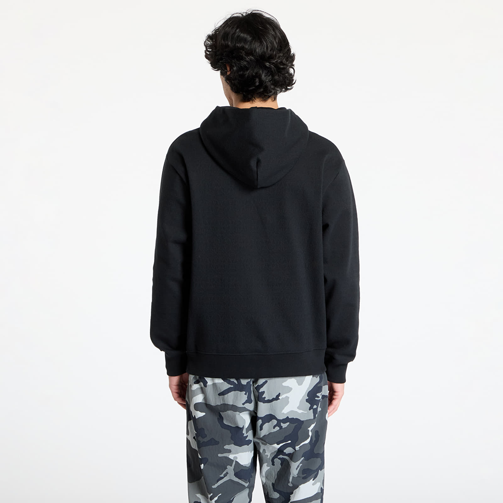 Mikiny Jordan Paris Saint-Germain Men's Fleece Pullover Hoodie Off Noir/ Black