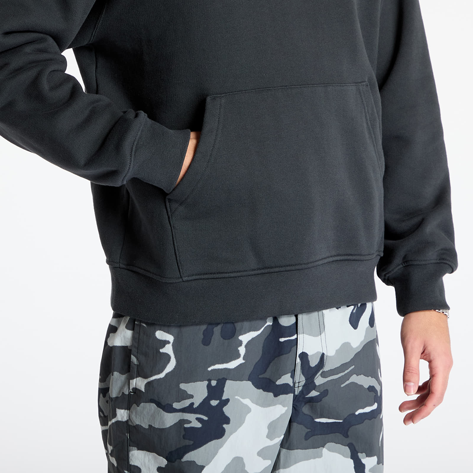 Hanorace Air Jordan Wordmark Men's Fleece Pullover Hoodie Off Noir