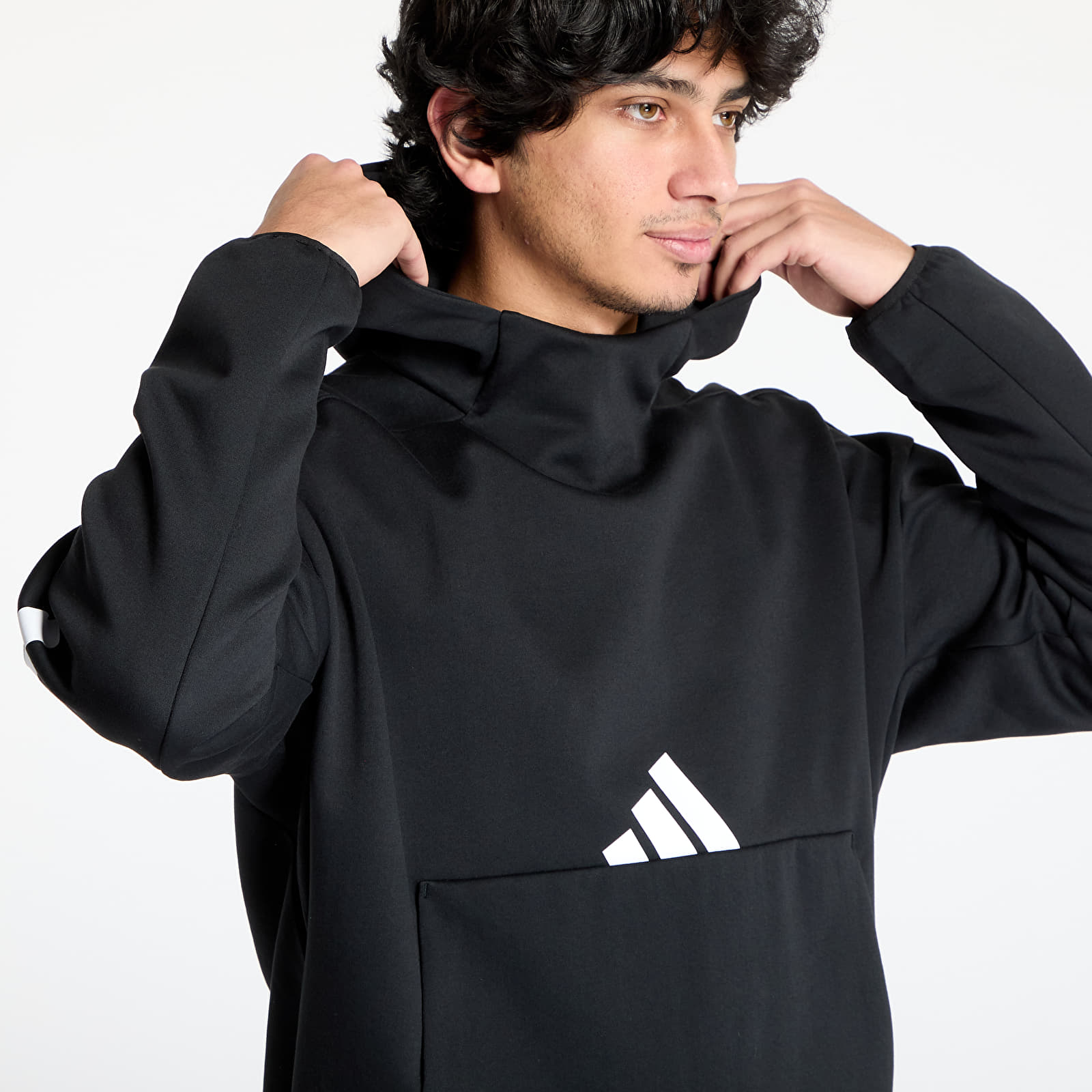 Sweatjacken und Sweatshirts adidas Z.N.E. Hoodie Black/ White
