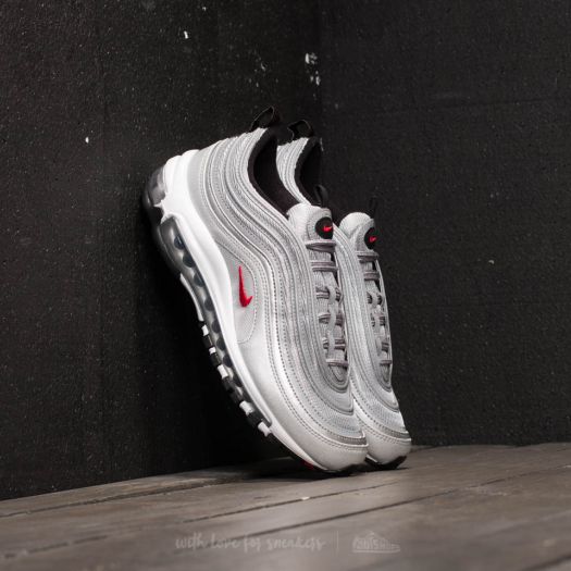 Nike air max 97 red store and silver