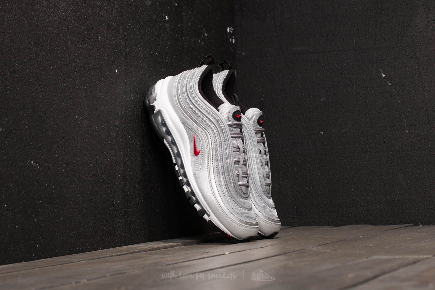 Nike air max 97 qs white and outlet silver