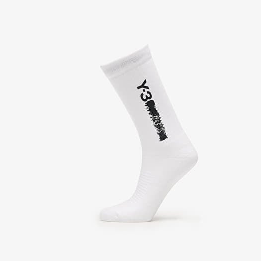 Y-3 Merch Crew Socks White