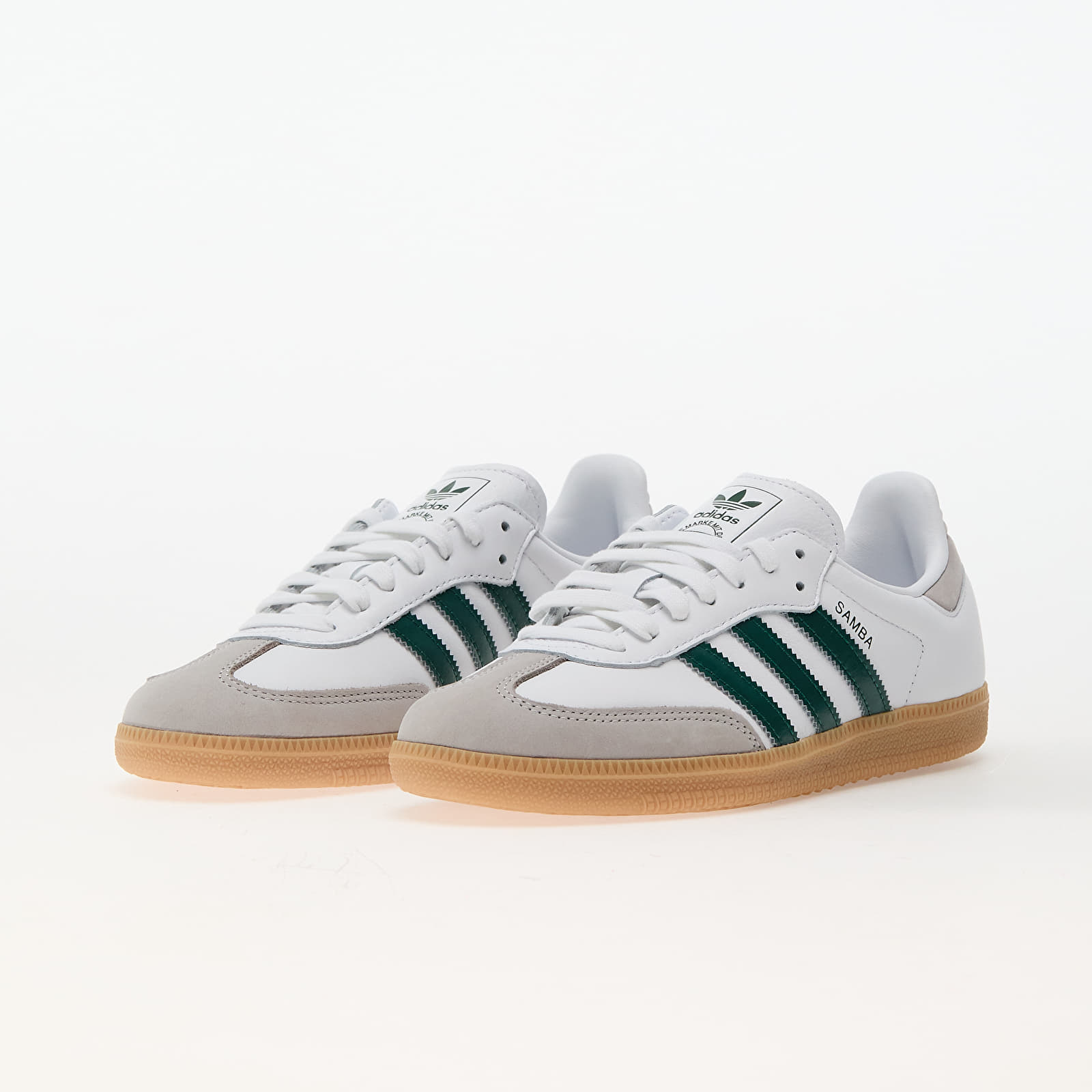 Дамски кецове и обувки adidas Samba Og W Ftwr White/ Collegiate Green/ Grey Two