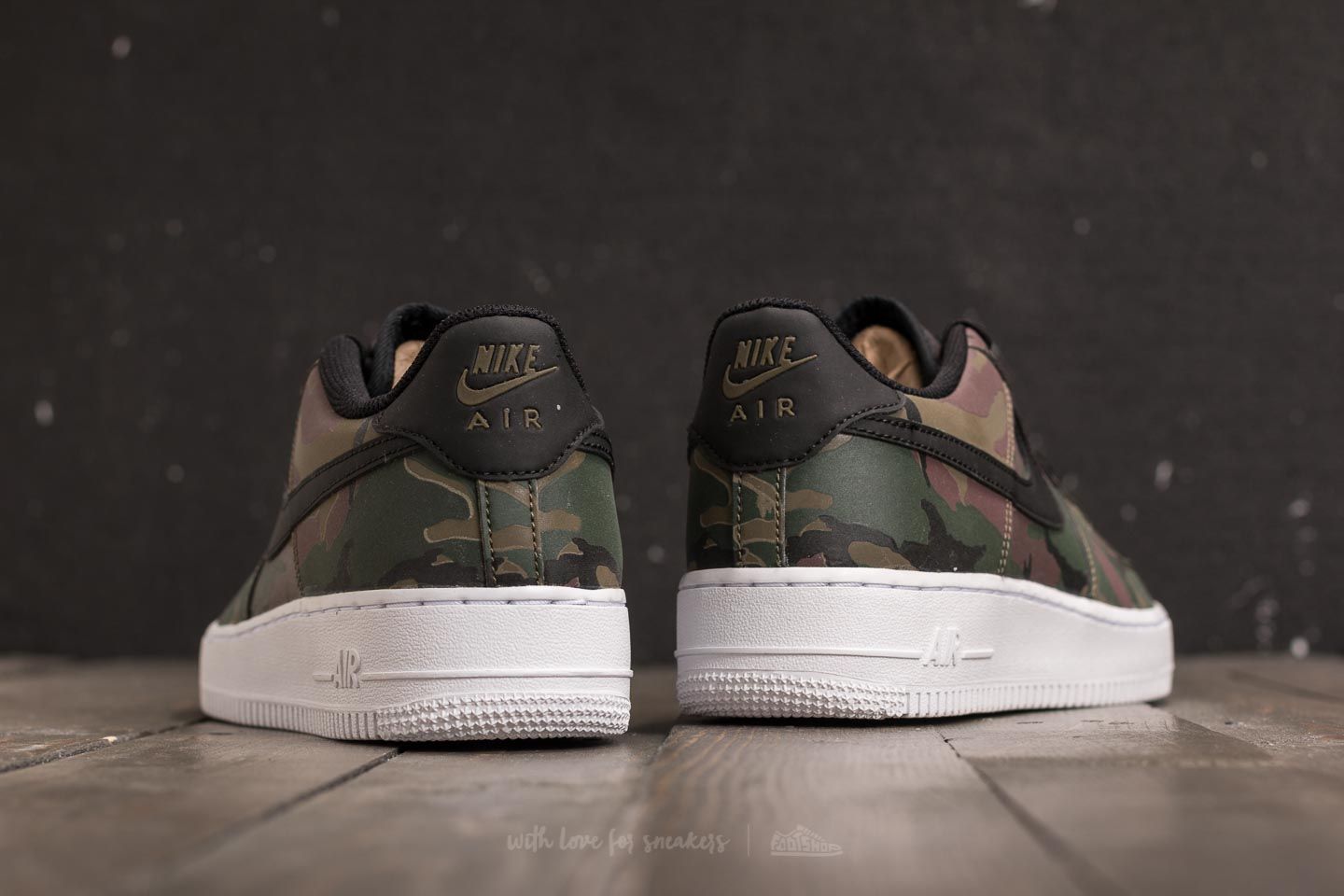 Nike air force 1 low camo olive sales