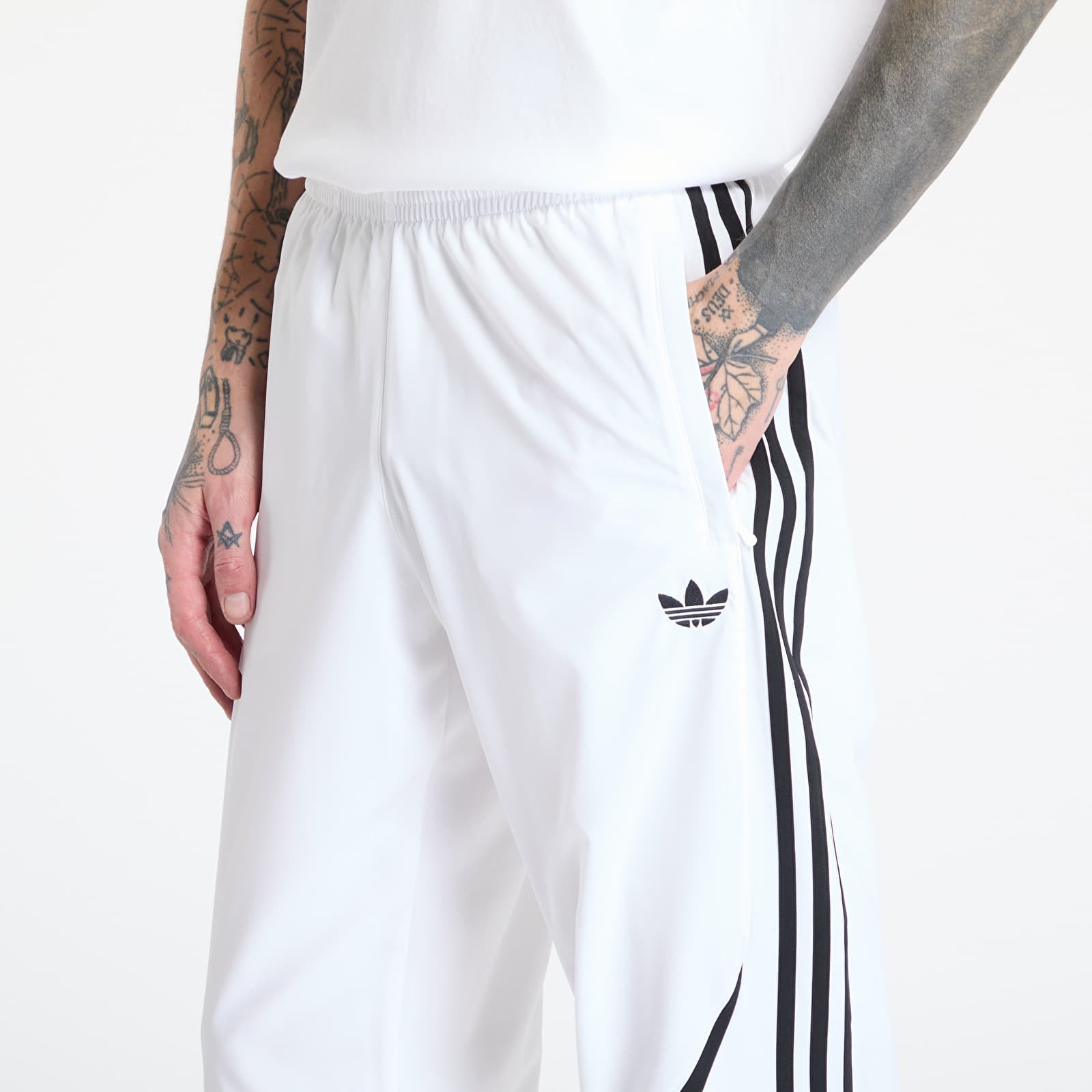 Spodnie adidas Adicolor Teamgeist Track Pants White