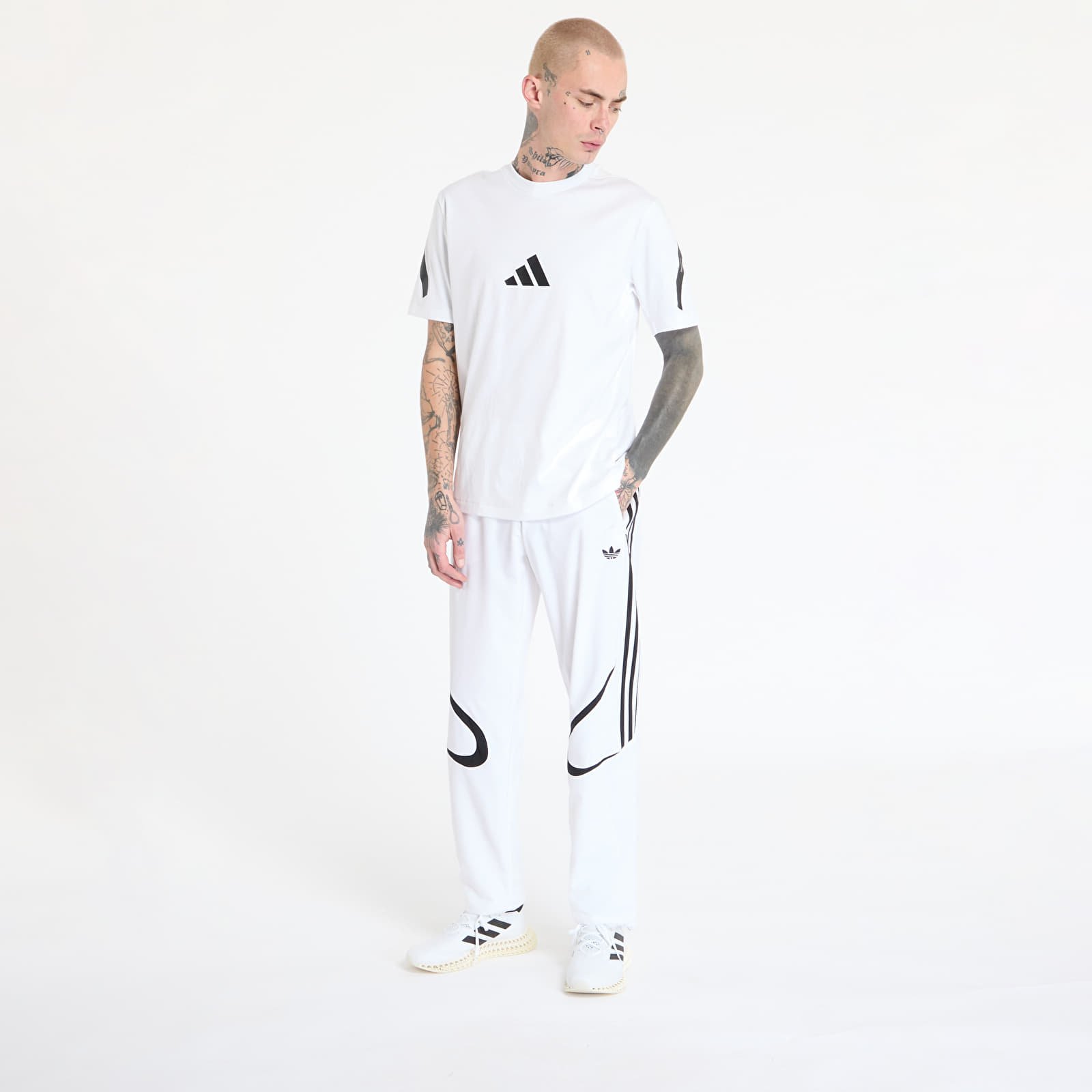 Spodnie adidas Adicolor Teamgeist Track Pants White