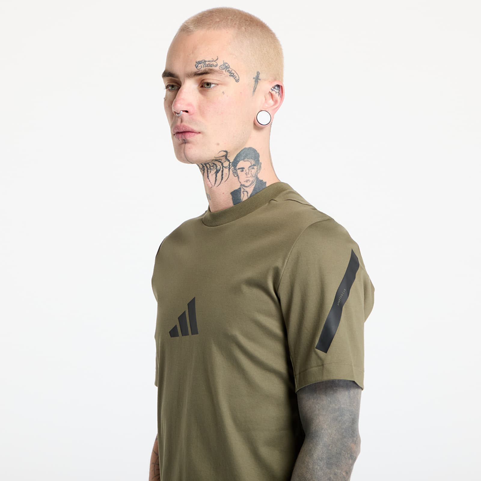 Tricou adidas Z.N.E. T-Shirt Olive Strata - 1 | YEO