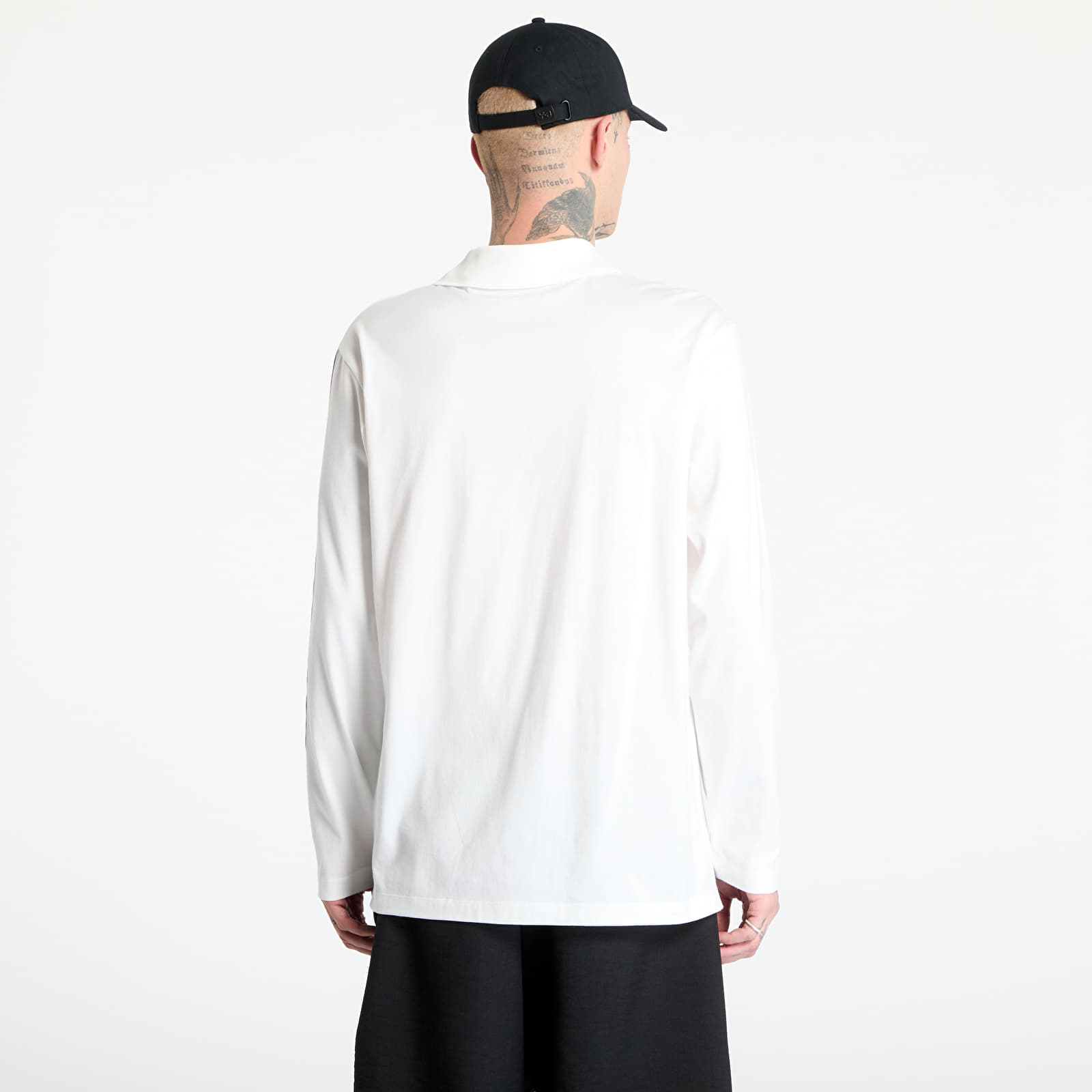 T-shirts Y-3 Graphic Logo Long Sleeve Top UNISEX Core White
