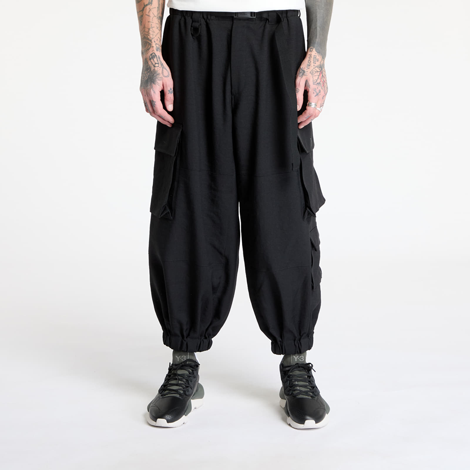 Pantaloni Y-3 Sport Uniform Cuffed Cargo Trousers UNISEX Black