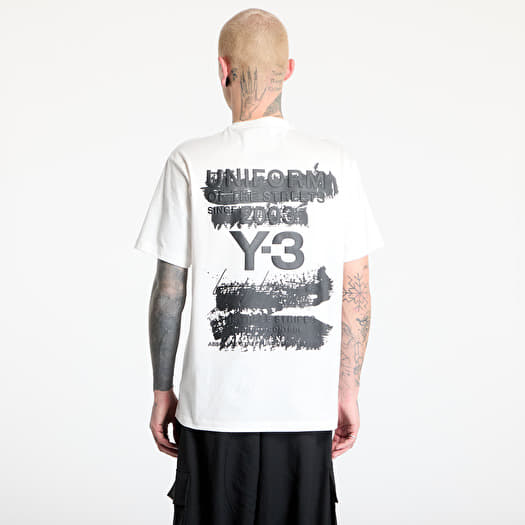 T-Shirts Y-3 Graphic Short Sleeve T-Shirt UNISEX Core White
