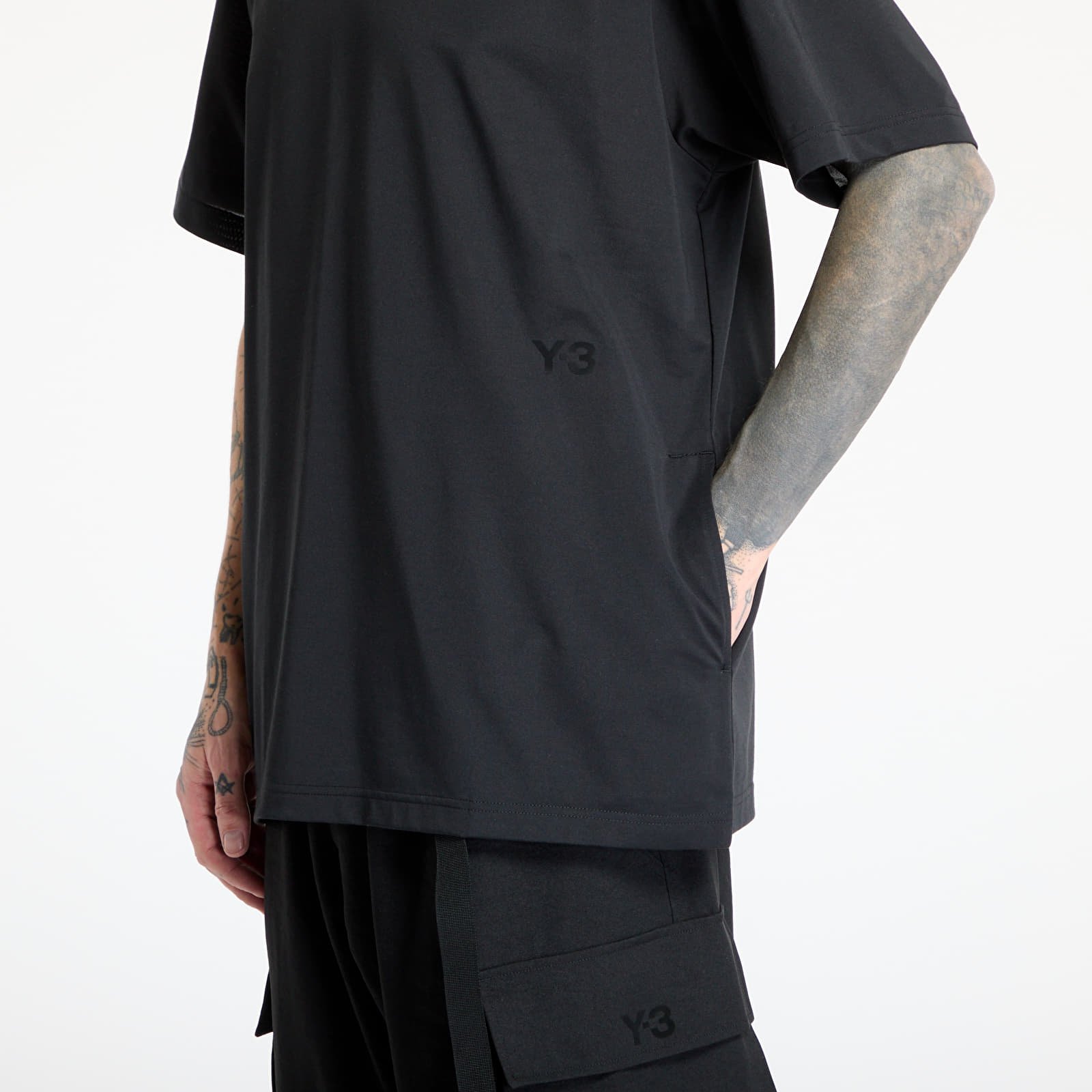T-paidat Y-3 Premium Short Sleeve T-Shirt UNISEX Black
