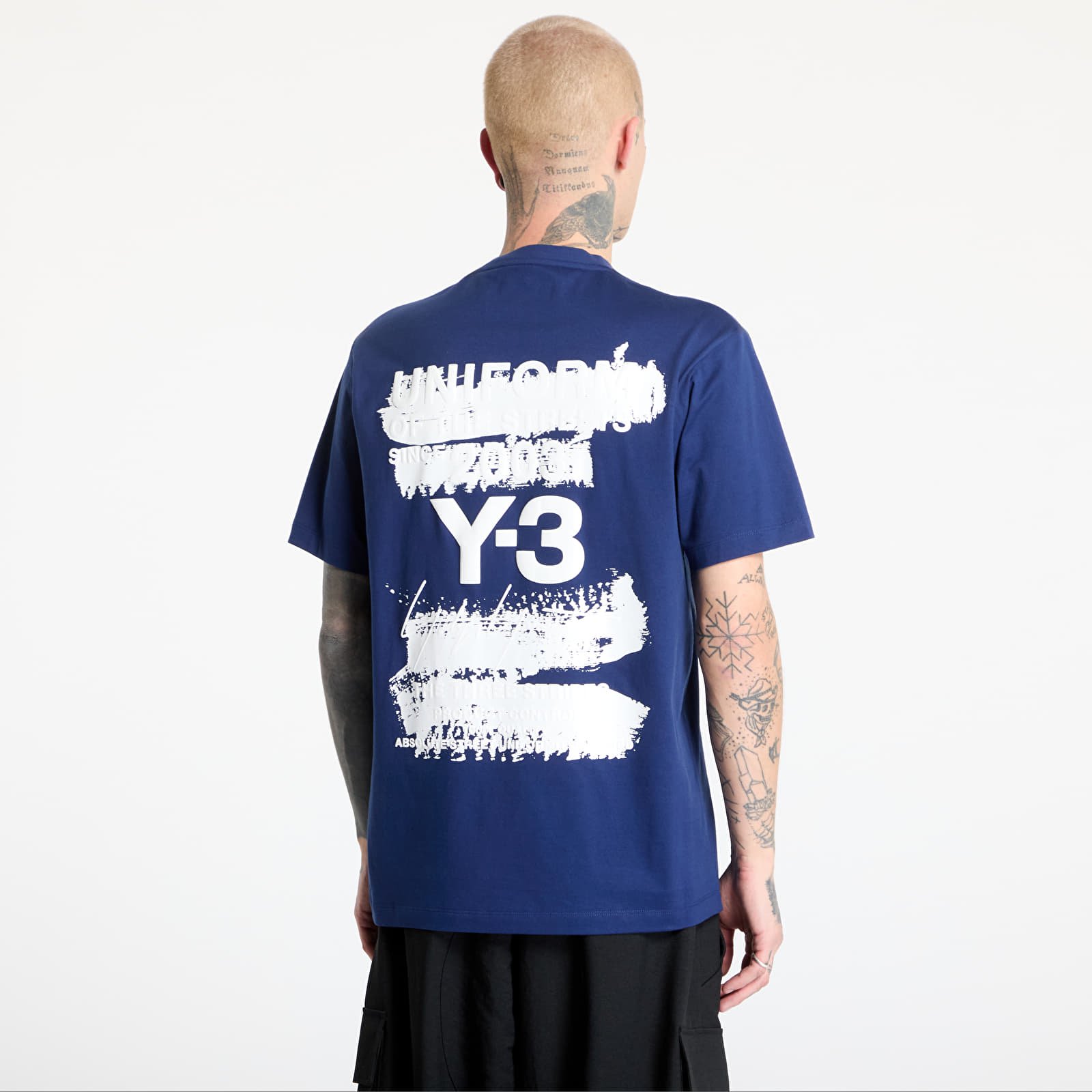 T-shirts Y-3 Graphic Short Sleeve T-Shirt UNISEX Dark Blue