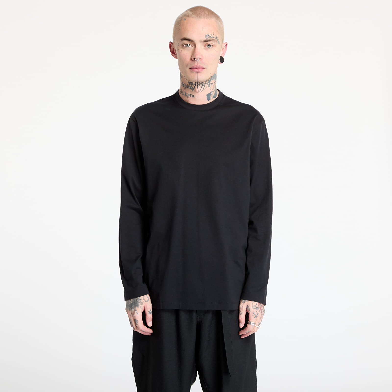 Trička Y-3 Graphic Long Sleeve Top UNISEX Black