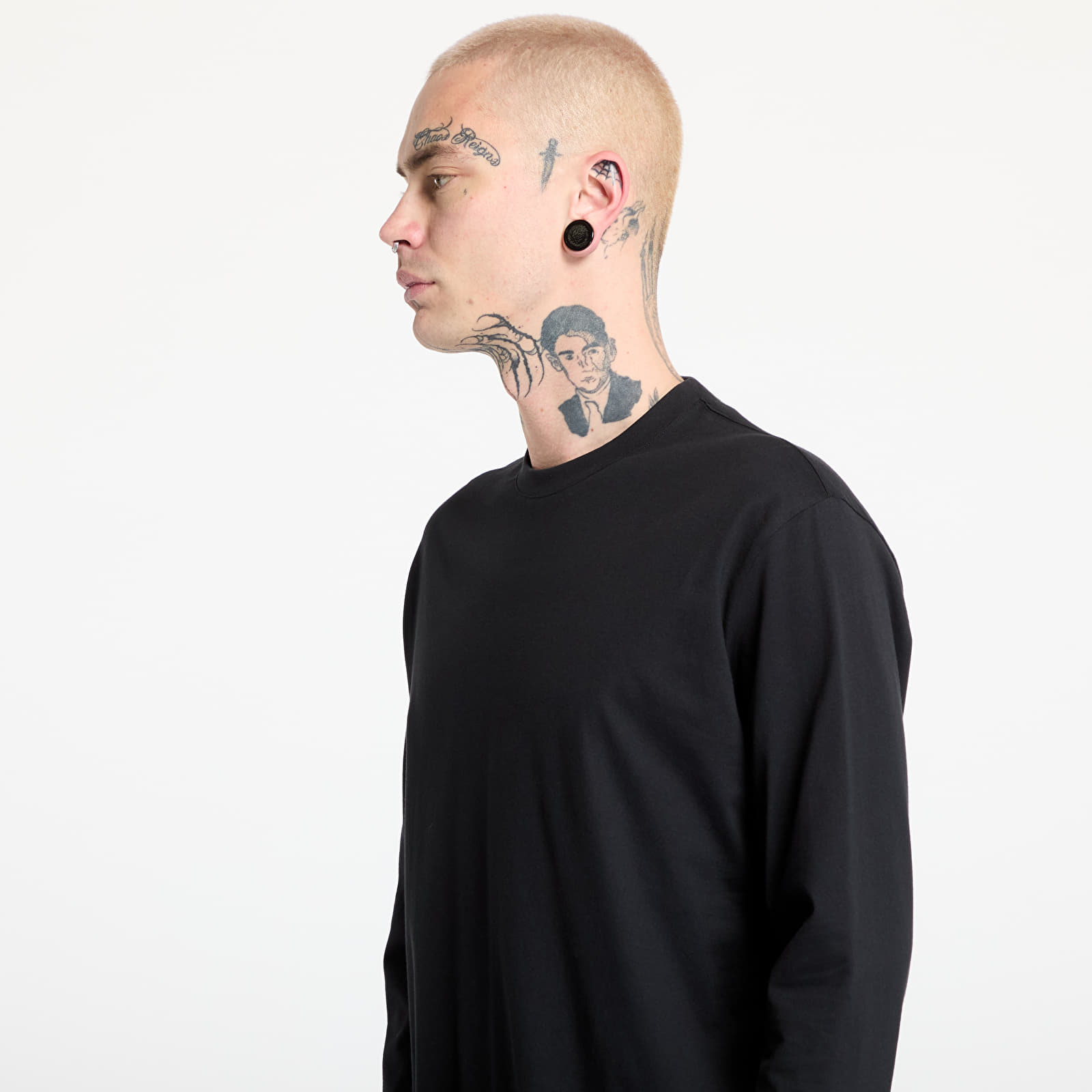Trička Y-3 Graphic Long Sleeve Top UNISEX Black
