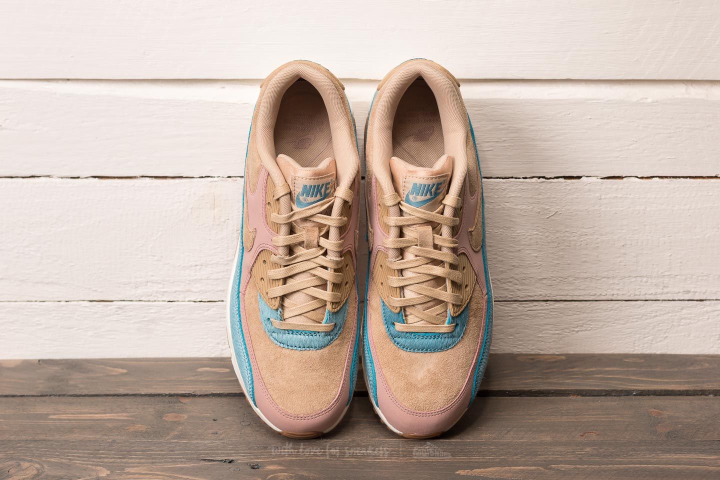 Nike women's air max sales 90 lx - mushroom/smokey blue