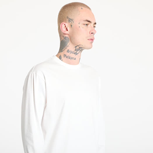 Y-3 Graphic Long Sleeve Top UNISEX Core White | Footshop