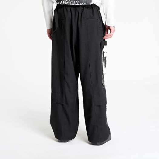 Y-3 SPORTS UNIFORM PATCH PANTS黒Mサイズ adidas Y-3 Sport Uniform Patch Pants - Black | Free Shipping