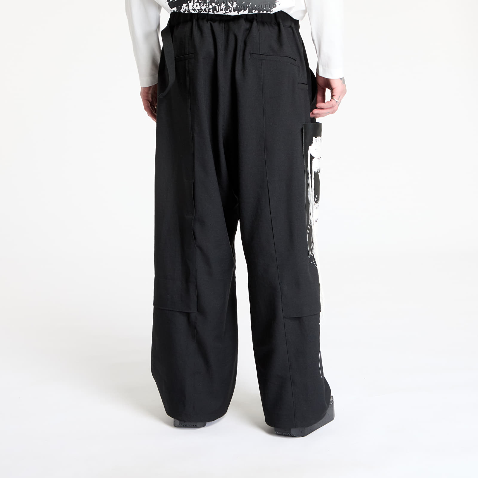 Pants and jeans Y-3 Sport Uniform Patch Trousers Black