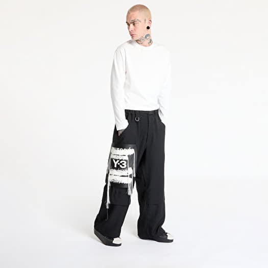 Y-3 SPORTS UNIFORM PATCH PANTS黒Mサイズ adidas Y-3 Sport Uniform Patch Pants - Black | Free Shipping