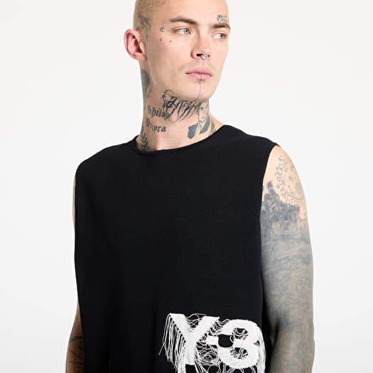 Sweaters Y-3 Logo Knit Vest UNISEX Black | Footshop