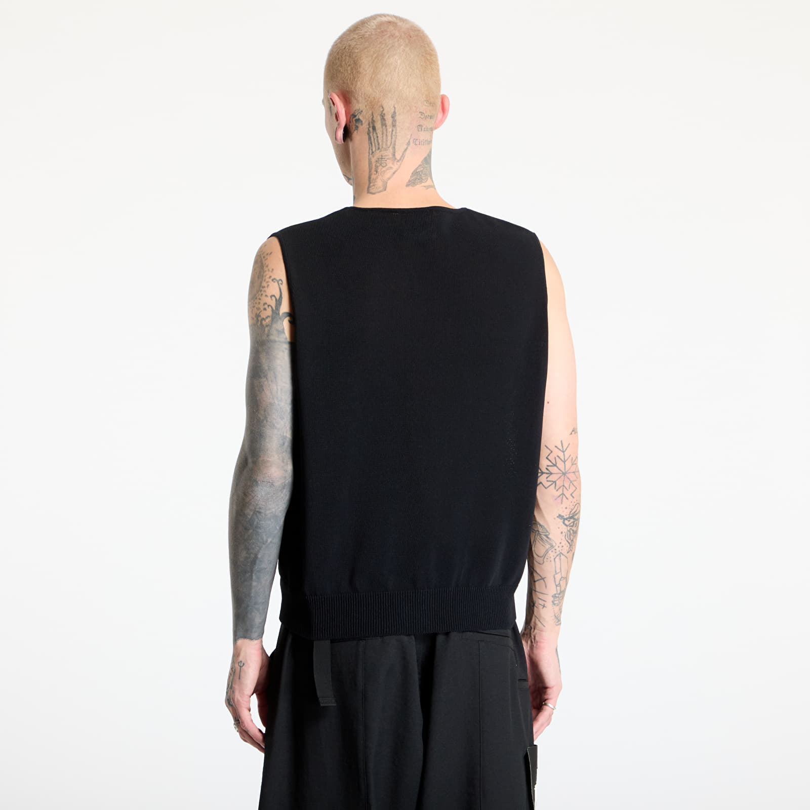 Pullover Y-3 Logo Knit Vest UNISEX Black