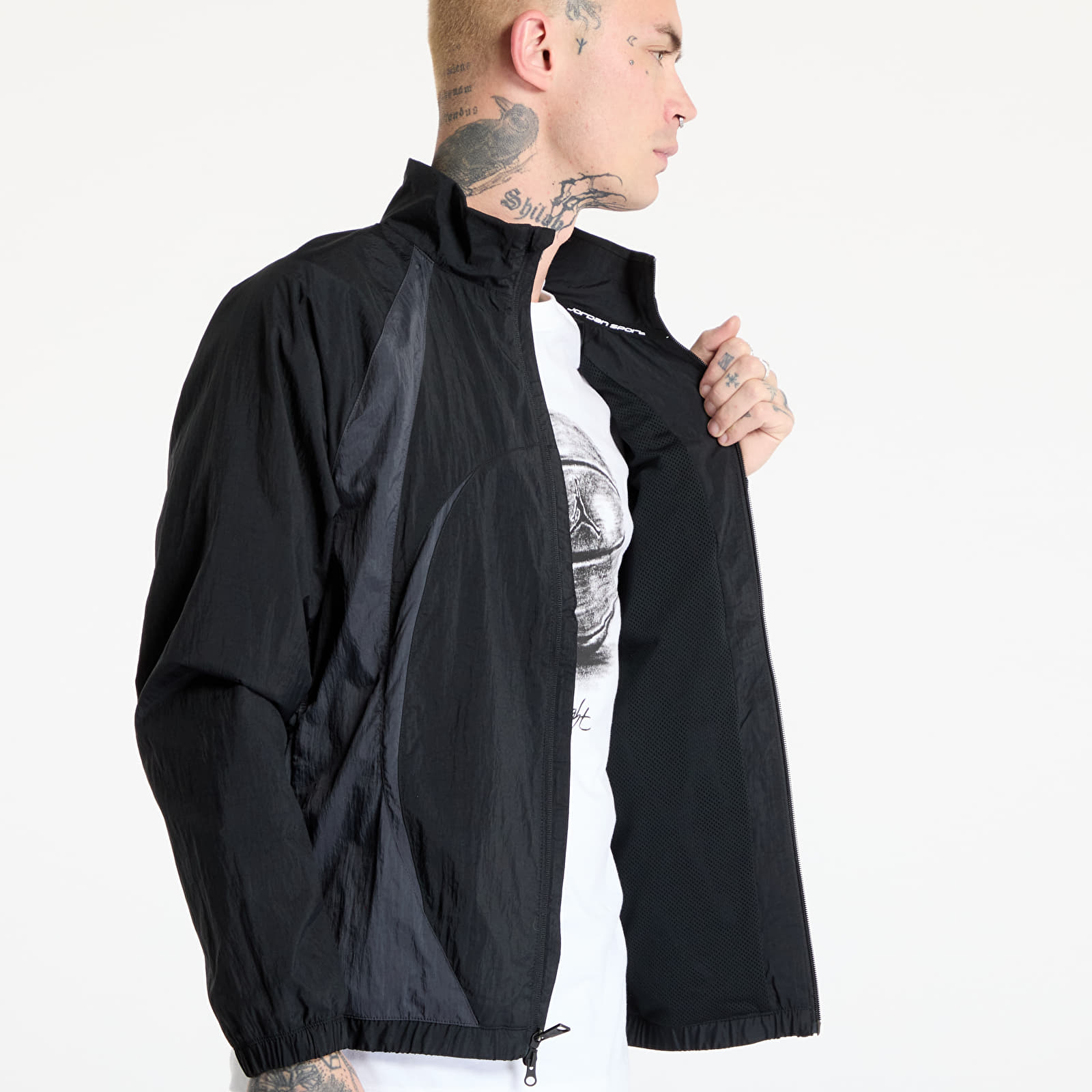 Jackets Jordan Sport Jam Men's Warm-Up Jacket Black/ Dark Shadow/ Dark Shadow