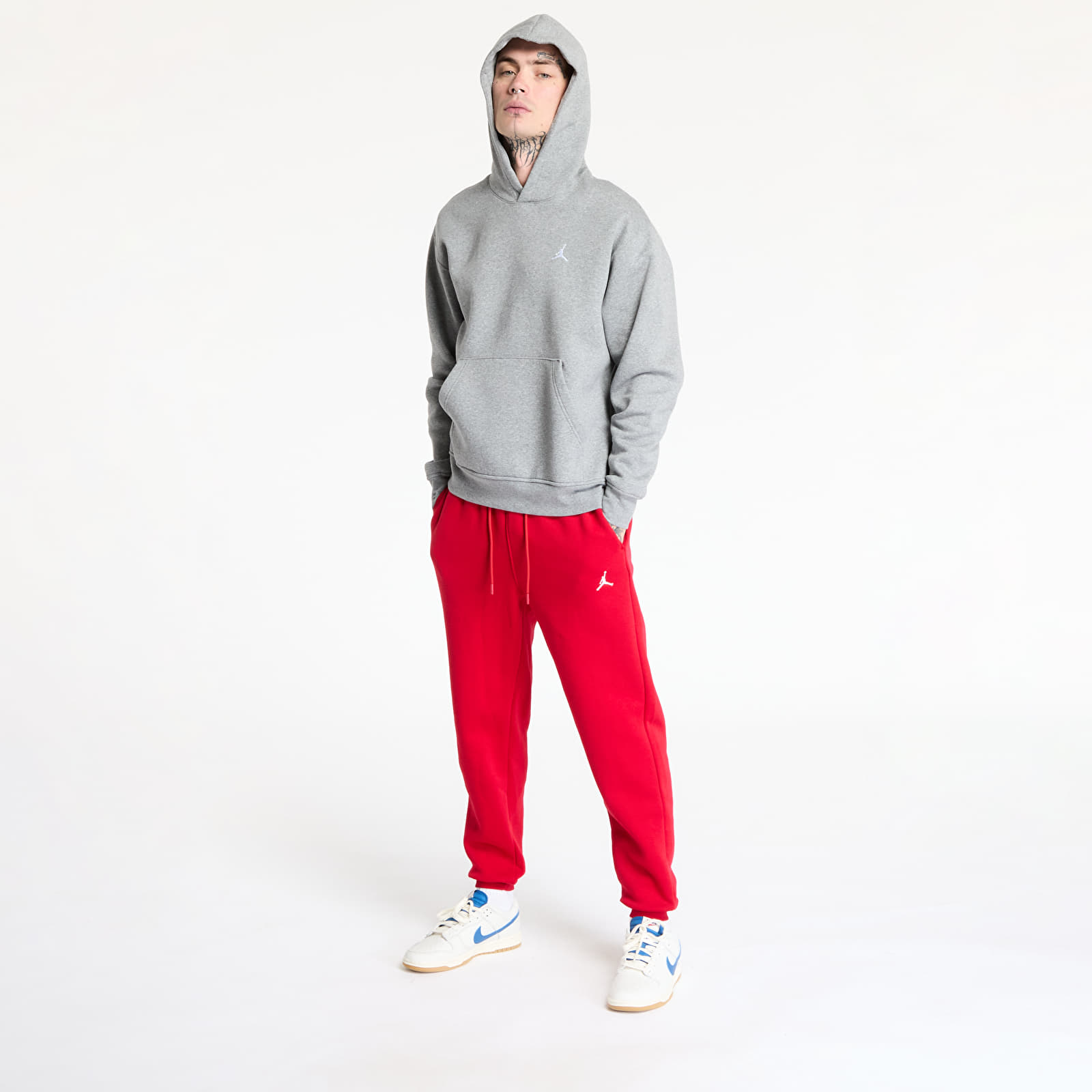 Spodnie dresowe Jordan Brooklyn Fleece Men's Pants Gym Red/ White