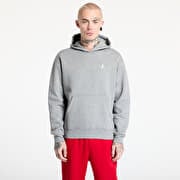Jordan Brooklyn Fleece Men's Pullover Hoodie Carbon Heather/ White