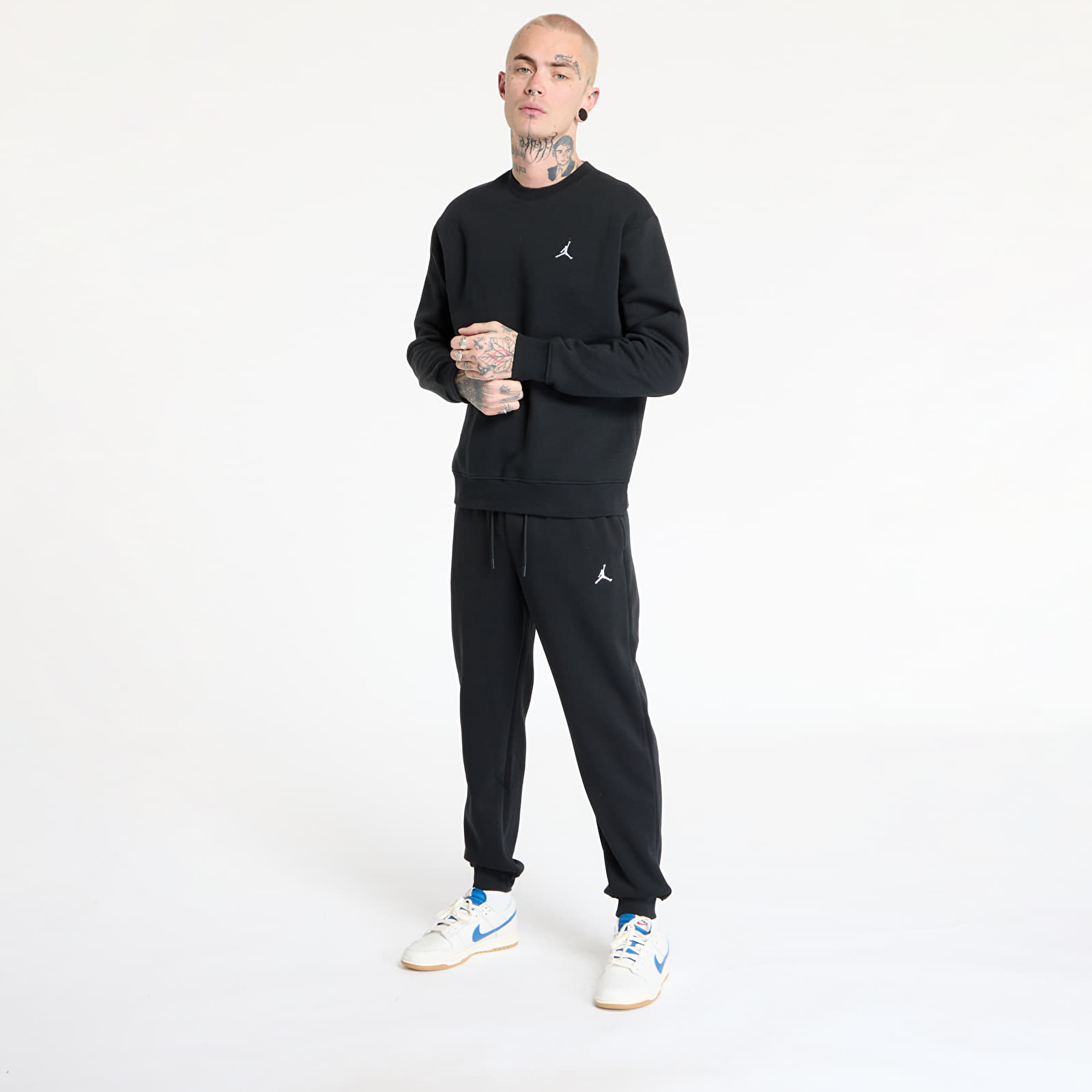 Jogginghosen Jordan Brooklyn Fleece Men's Pants Black/ White