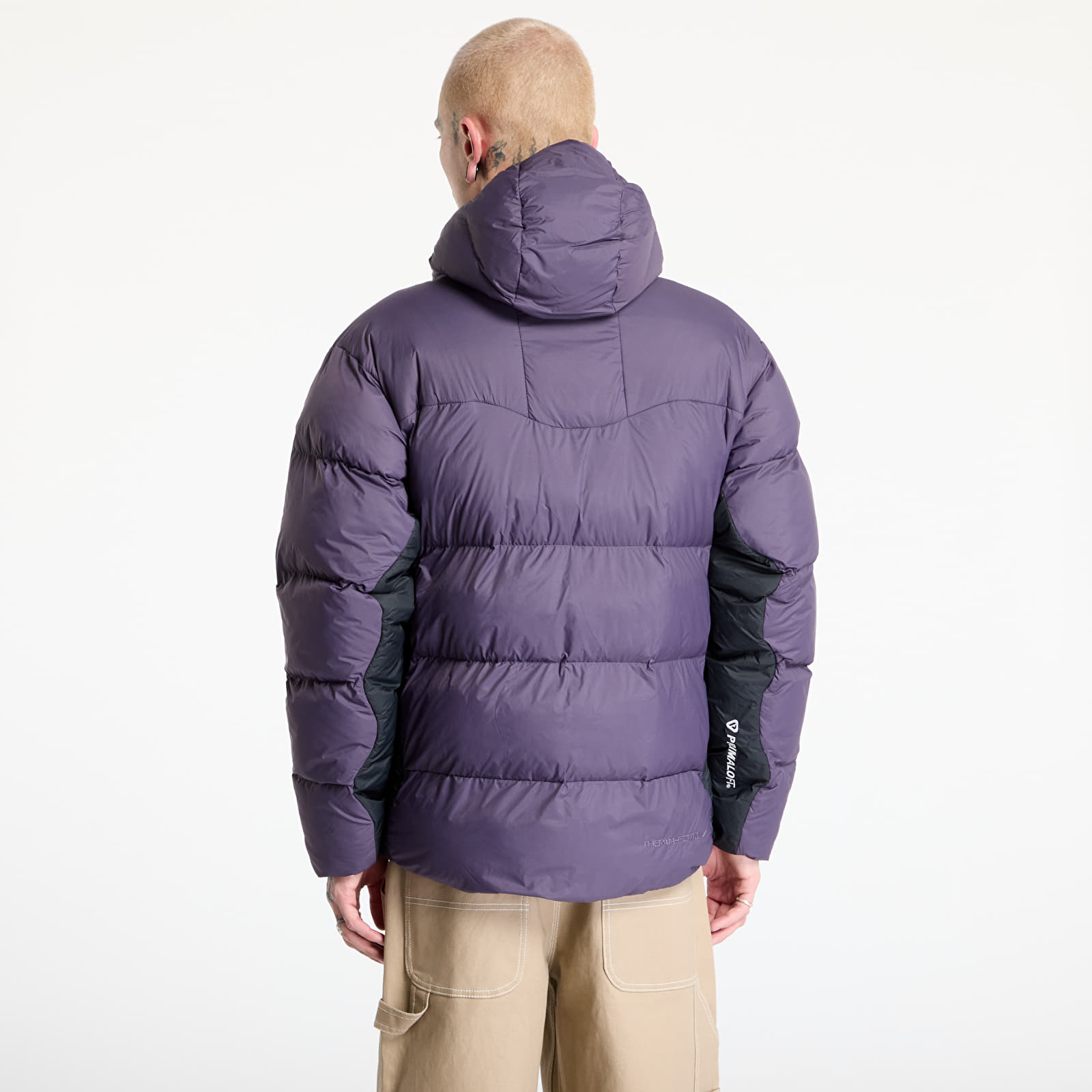 Jacken Nike ACG "Lunar Lake" Puffer Men's Therma-FIT ADV Loose Hooded Jacket Dark Raisin/ Black/ Summit White