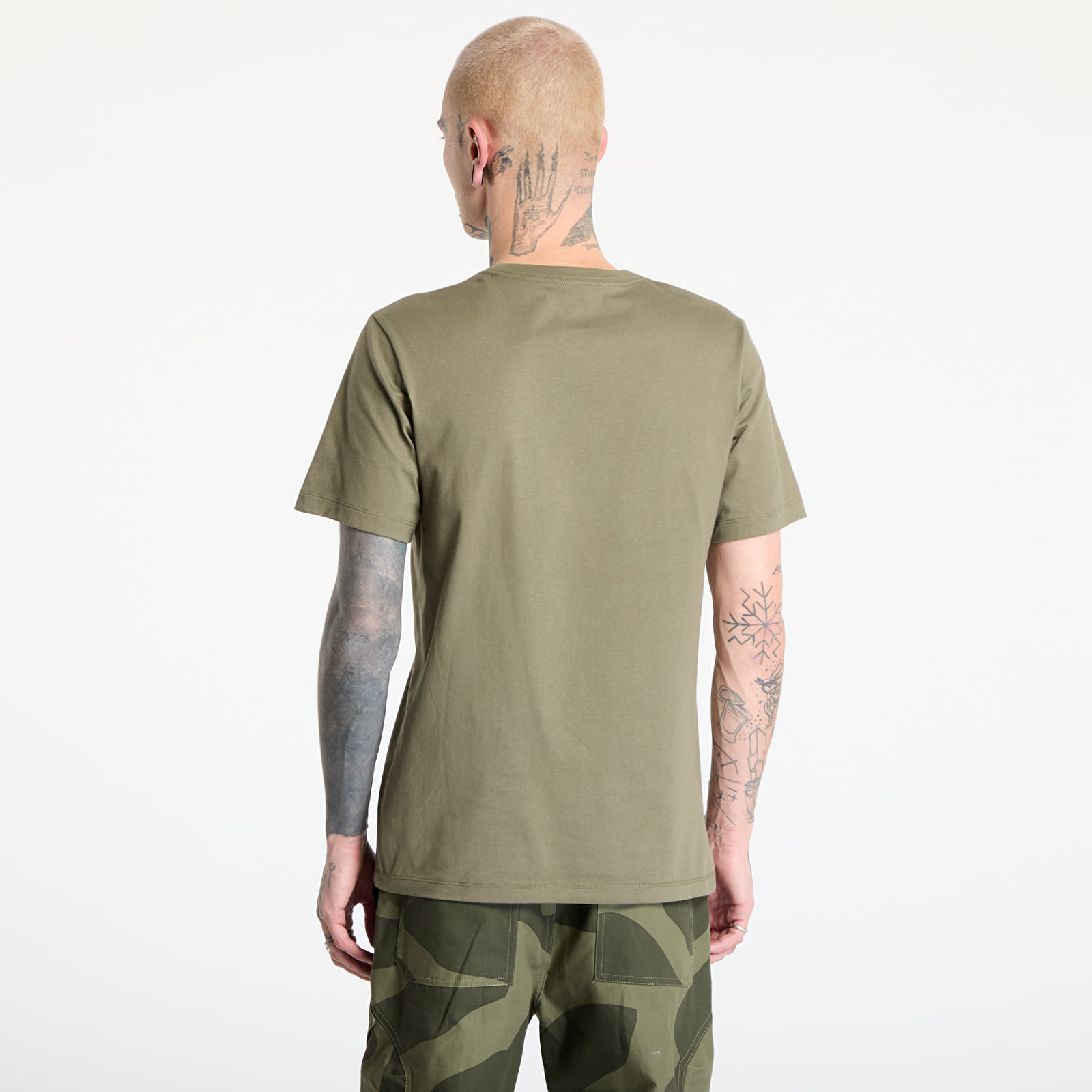 T-skjorter Jordan Jumpman Men's Short-Sleeve T-Shirt Medium Olive/ White