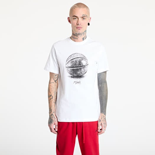 Tričko Jordan Men's T-Shirt White/ Black