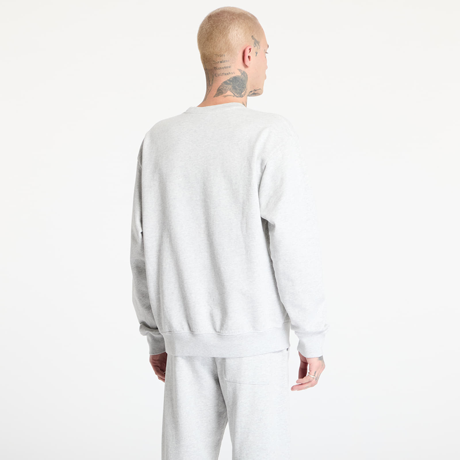 Hoodies and sweatshirts  Sporty & Rich Finish Line Crewneck UNISEX Heather Gray/ Lava/ Alpine/ Navy