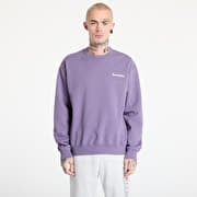 Sporty & Rich Health Is Wealth Crewneck UNISEX Dusty Grape/ White
