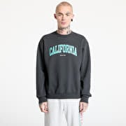 Sporty & Rich California Crewneck UNISEX Faded Black/ Spring Green/ White