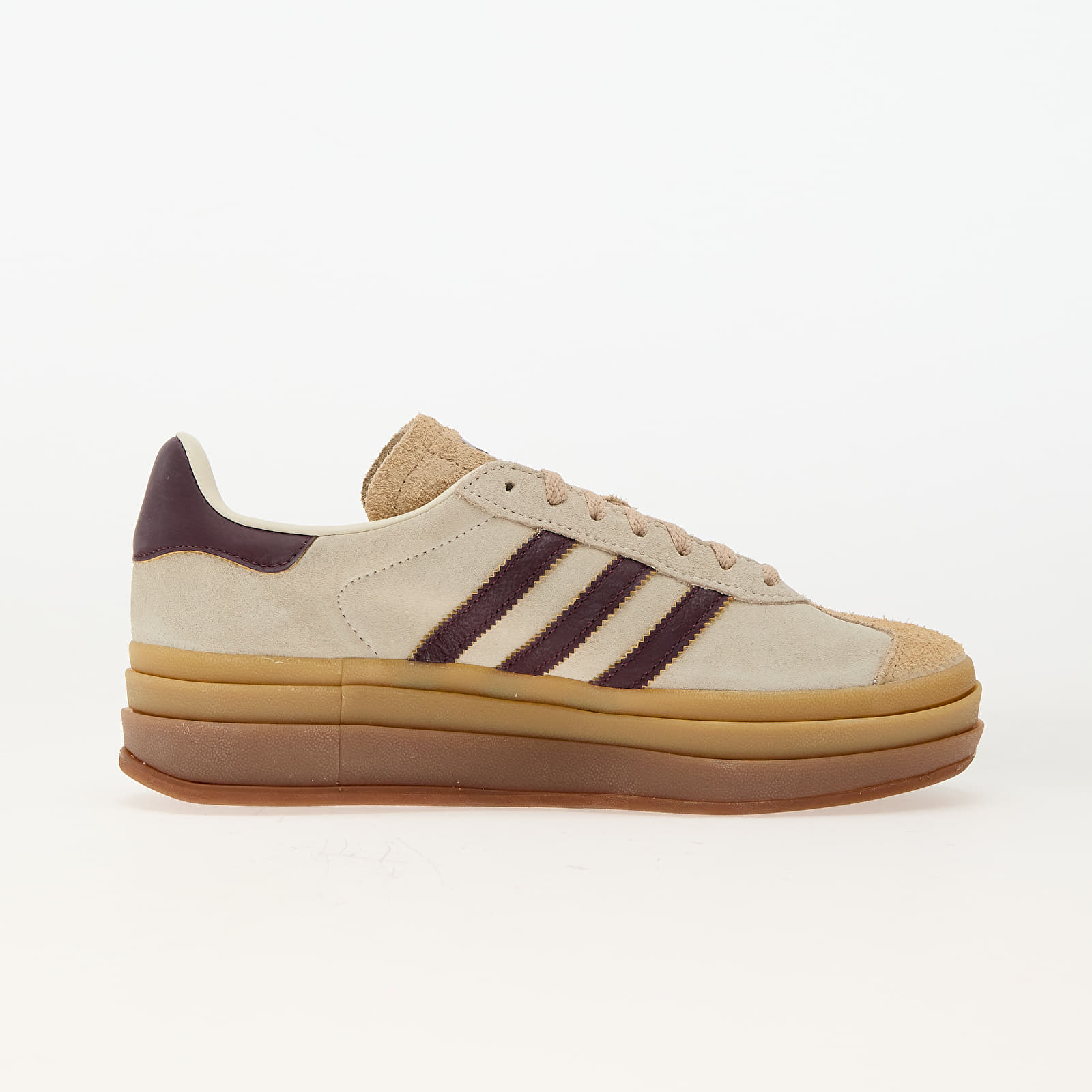 Women's shoes adidas Gazelle Bold W Cream White/ Maroon/ Magic Beige