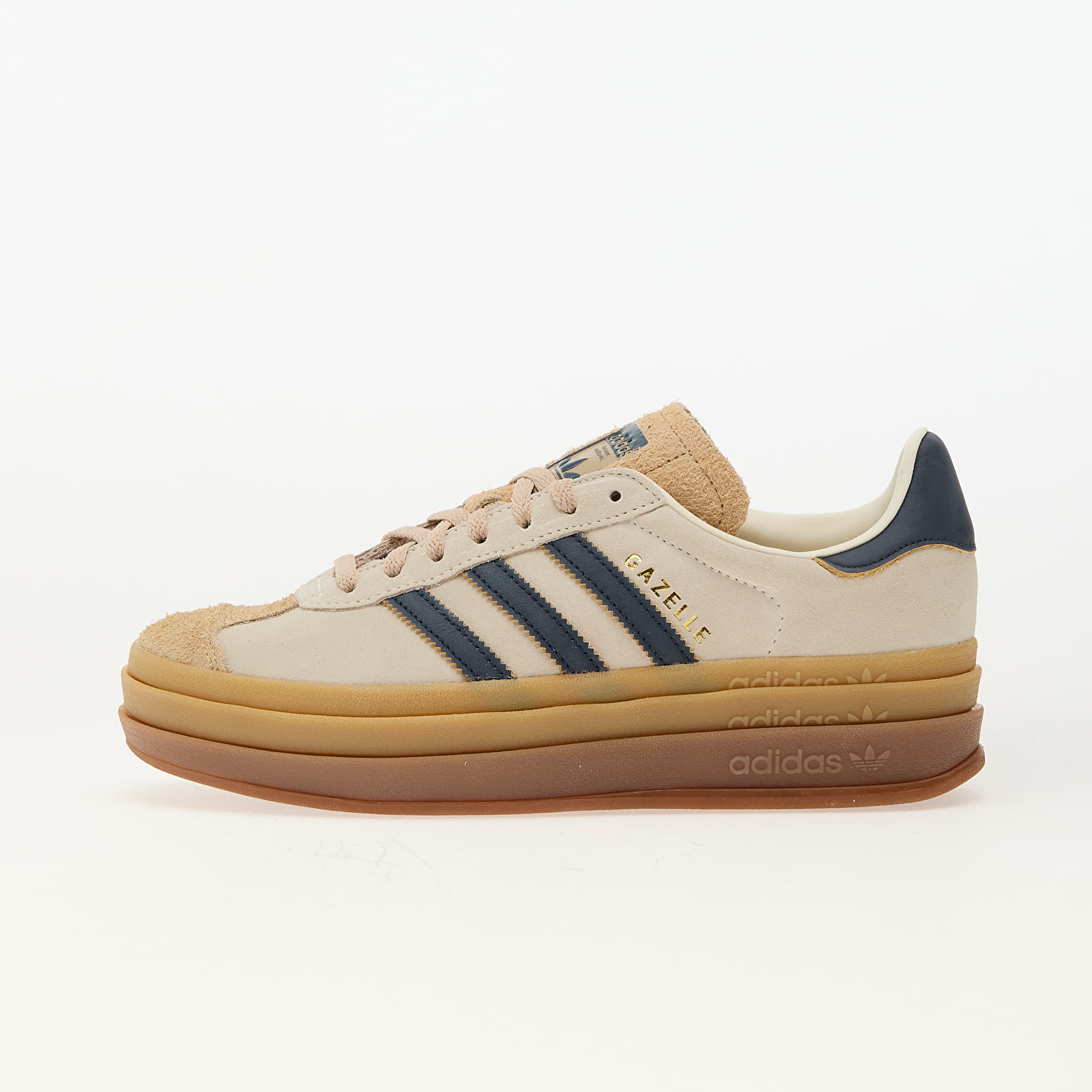 Women's shoes adidas Gazelle Bold W Cream White/ Night Indigo/ Magic Beige