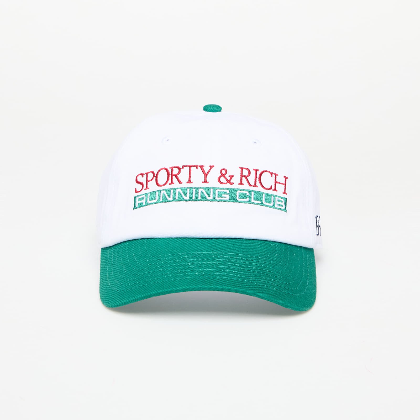 Caps  Sporty & Rich Finish Line Hat UNISEX White/ Alpine/ White
