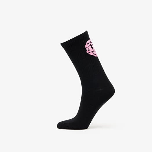 Carhartt WIP Heartbreaker Socks 1-Pack Black/ Lumo Pink