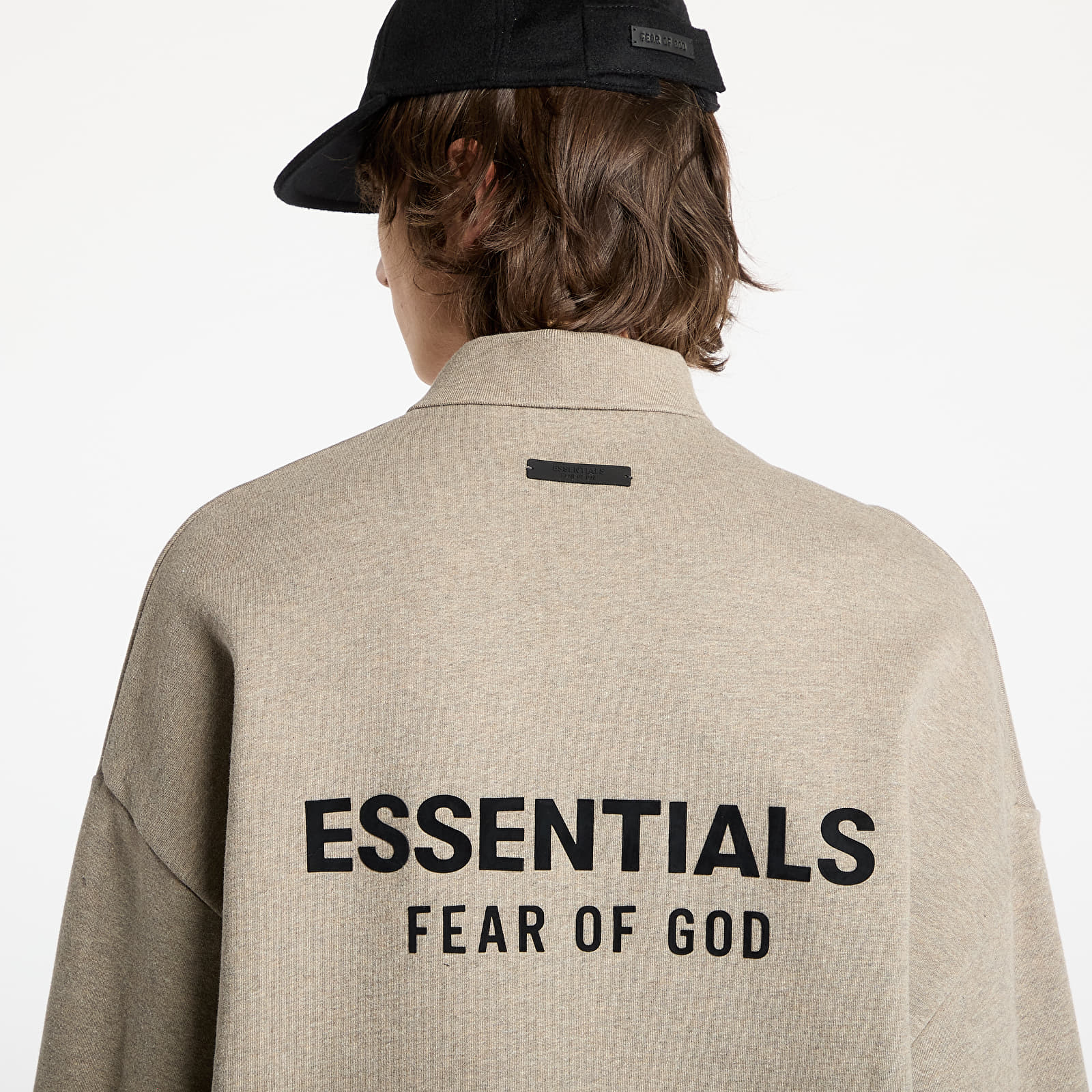 Hoodies and sweatshirts  Fear Of God ESSENTIALS Fleece Polo Sweatshirt Heather Gray